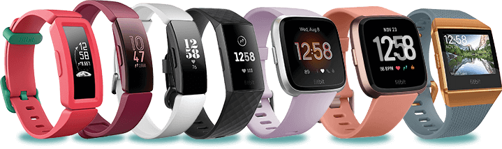 different types of fitbits